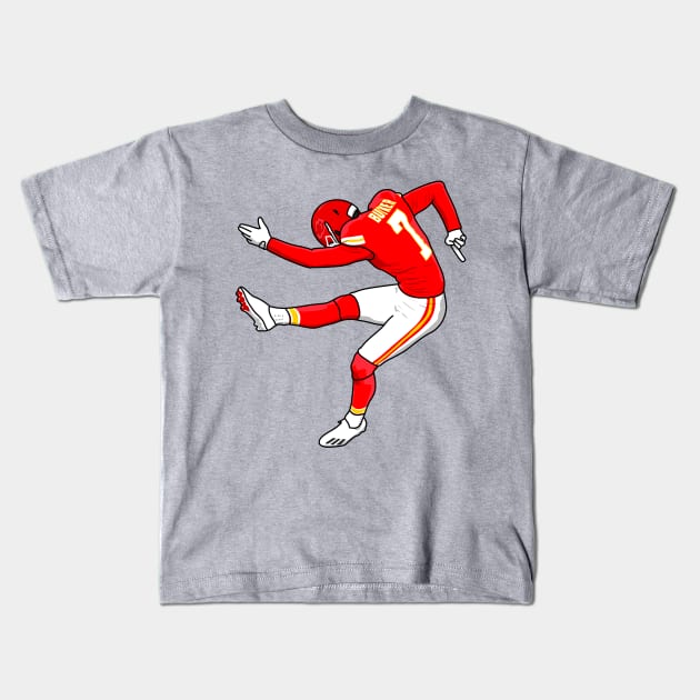 butker the football kicker Kids T-Shirt by rsclvisual